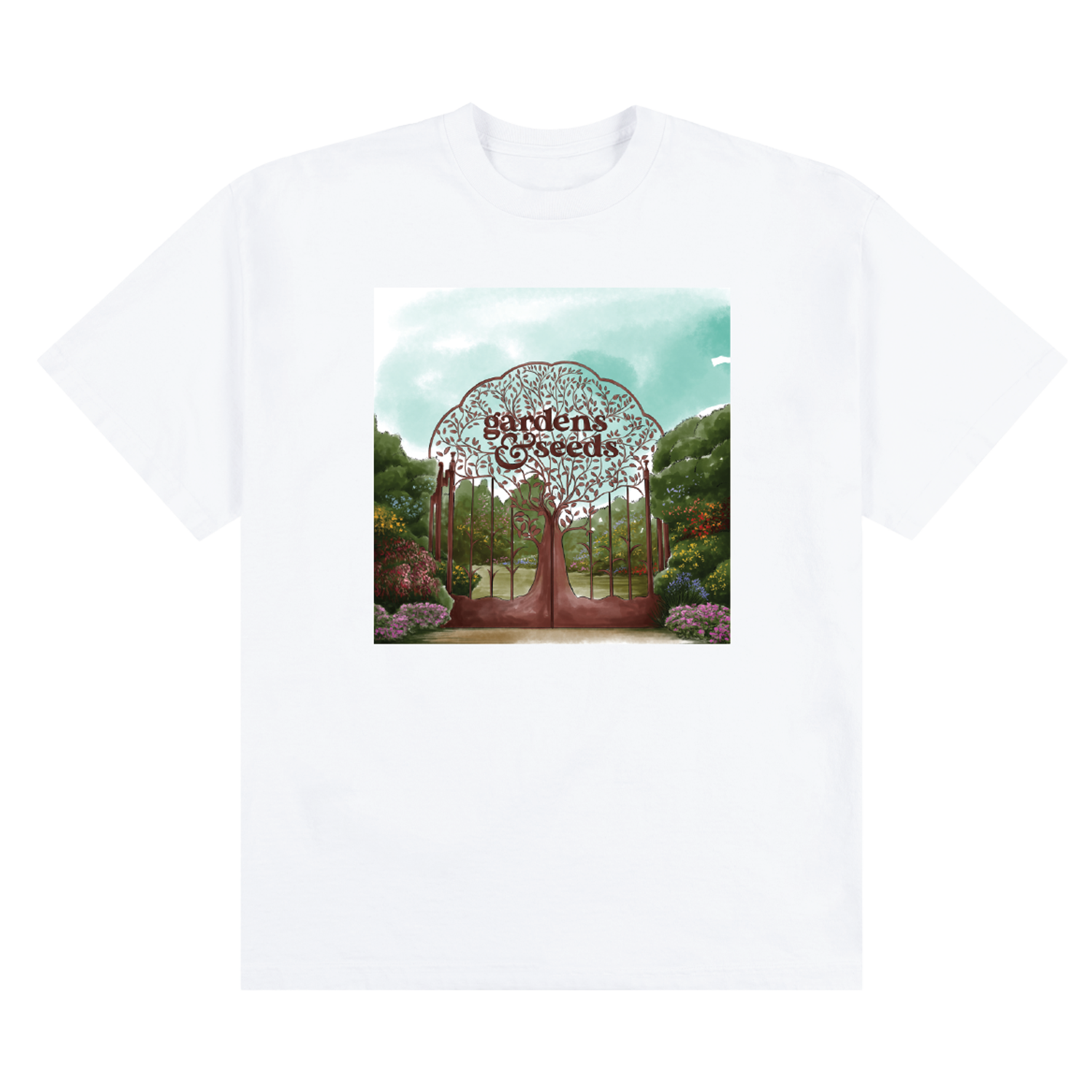 Garden of Eden Tee - White – Gardens & Seeds