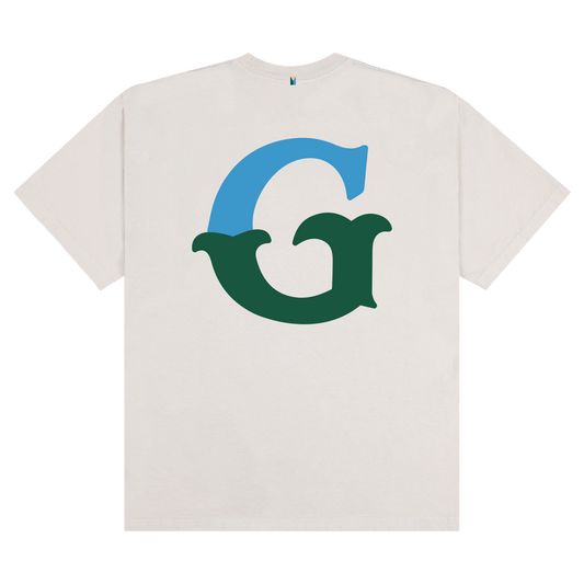 2-Tone "G" Tee - Cream