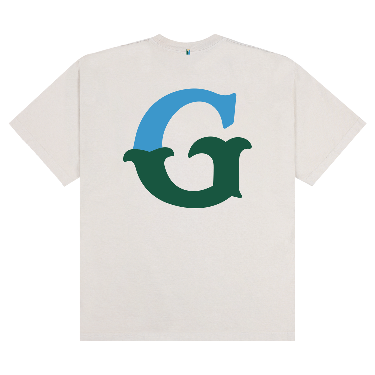 2-Tone "G" Tee - Cream