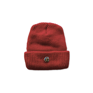 "Inner G" Cuff Beanie- Rust