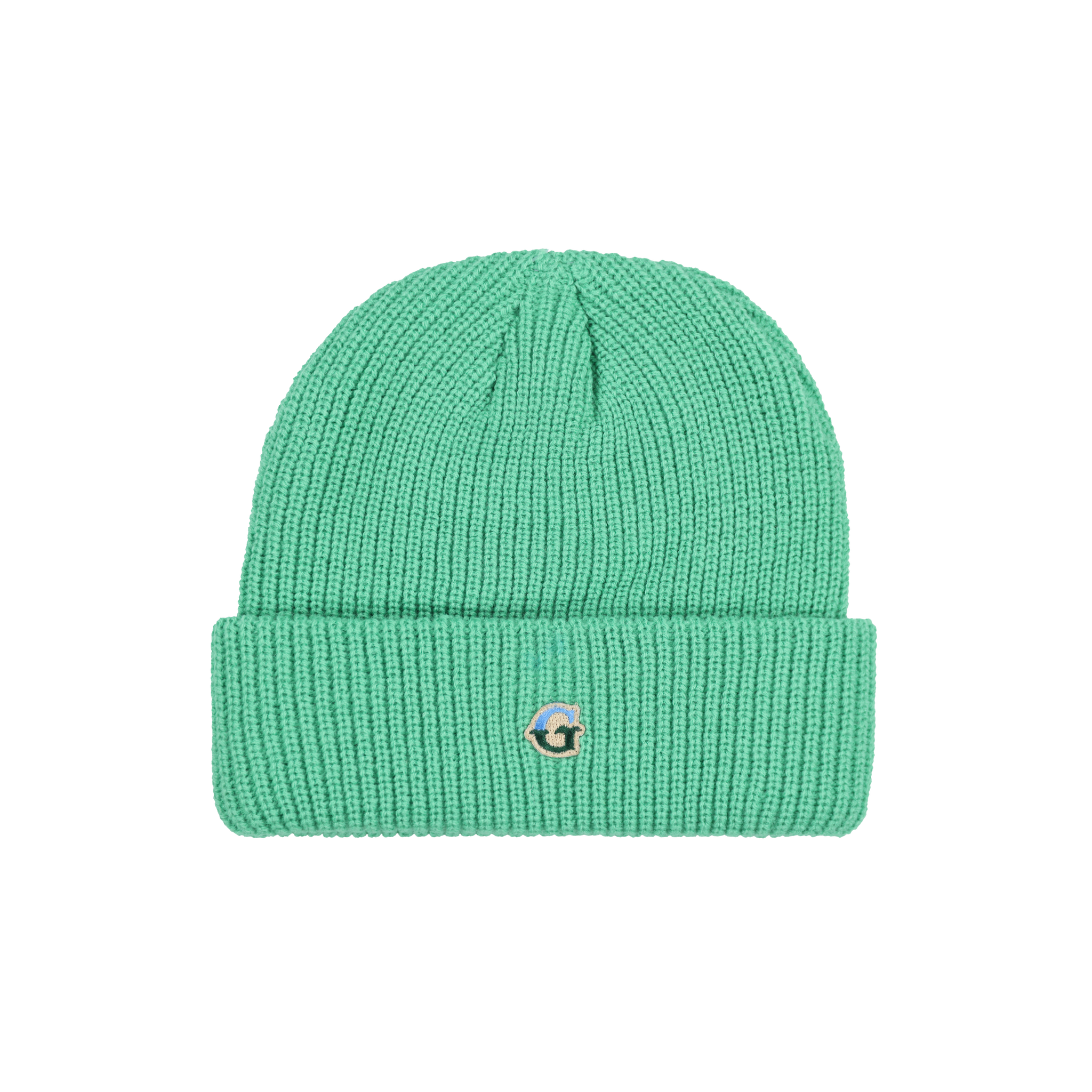 ‘G’ Logo Cuffed Beanie - Mint Green