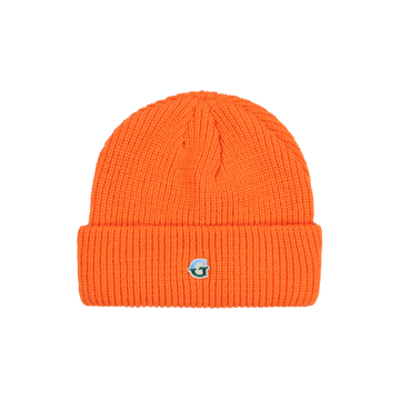 ‘G’ Logo Cuffed Beanie - Orange