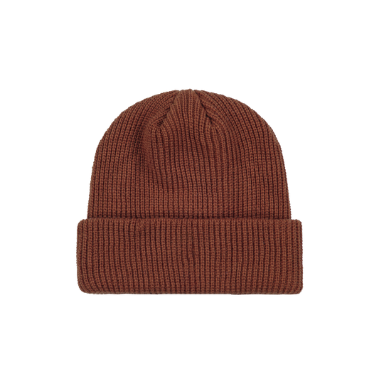 ‘G’ Logo Cuffed Beanie - Rust