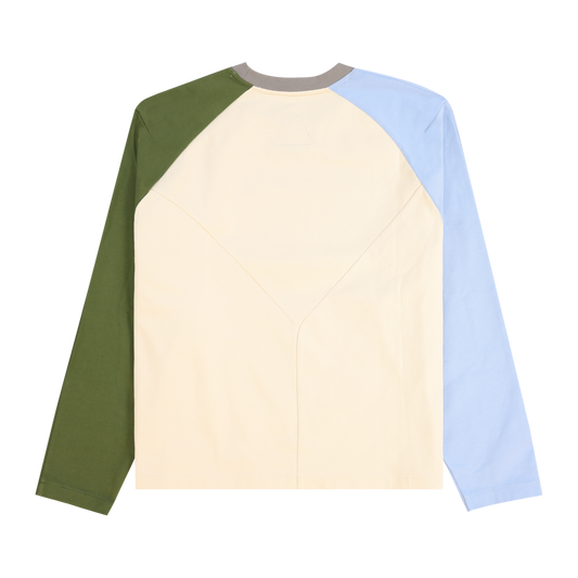 Eden Raglan Longsleeve - Lightblue/Olive