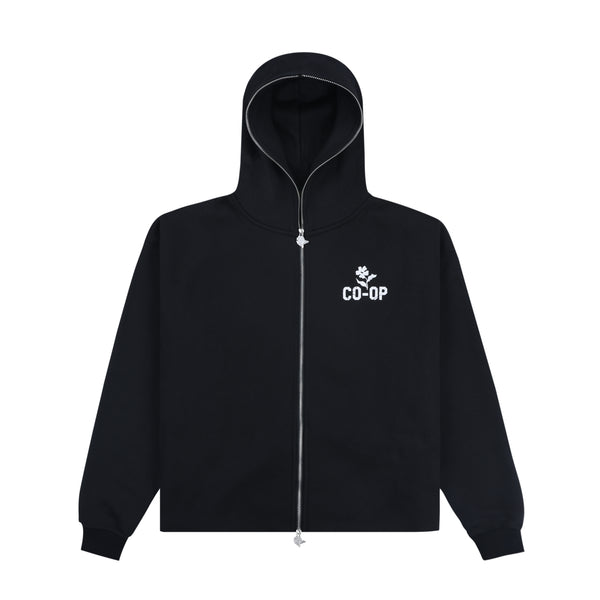 Co-Op Statement Zip-Up Hoodie - Black – Gardens & Seeds
