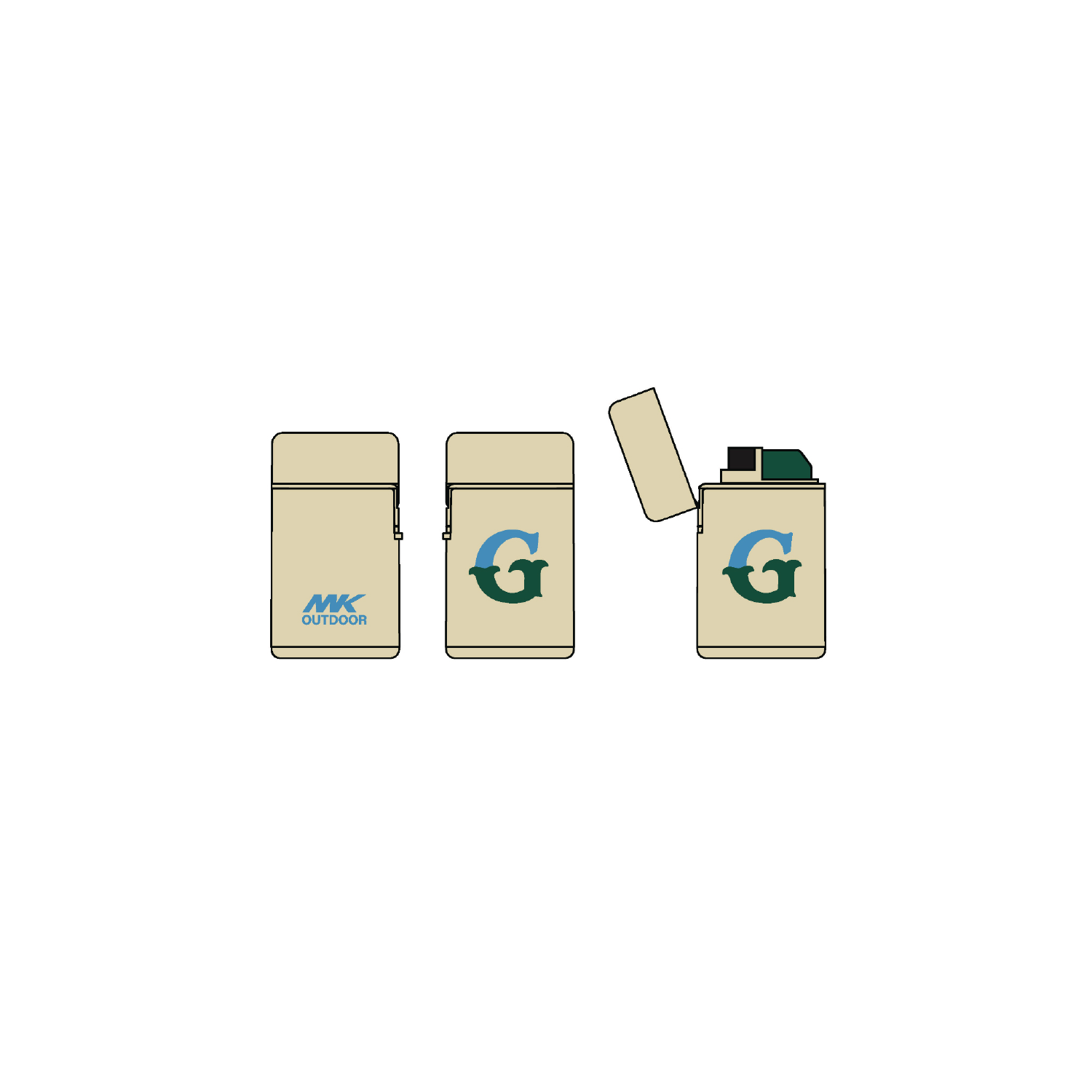 G LIGHTER -REFILLABLE