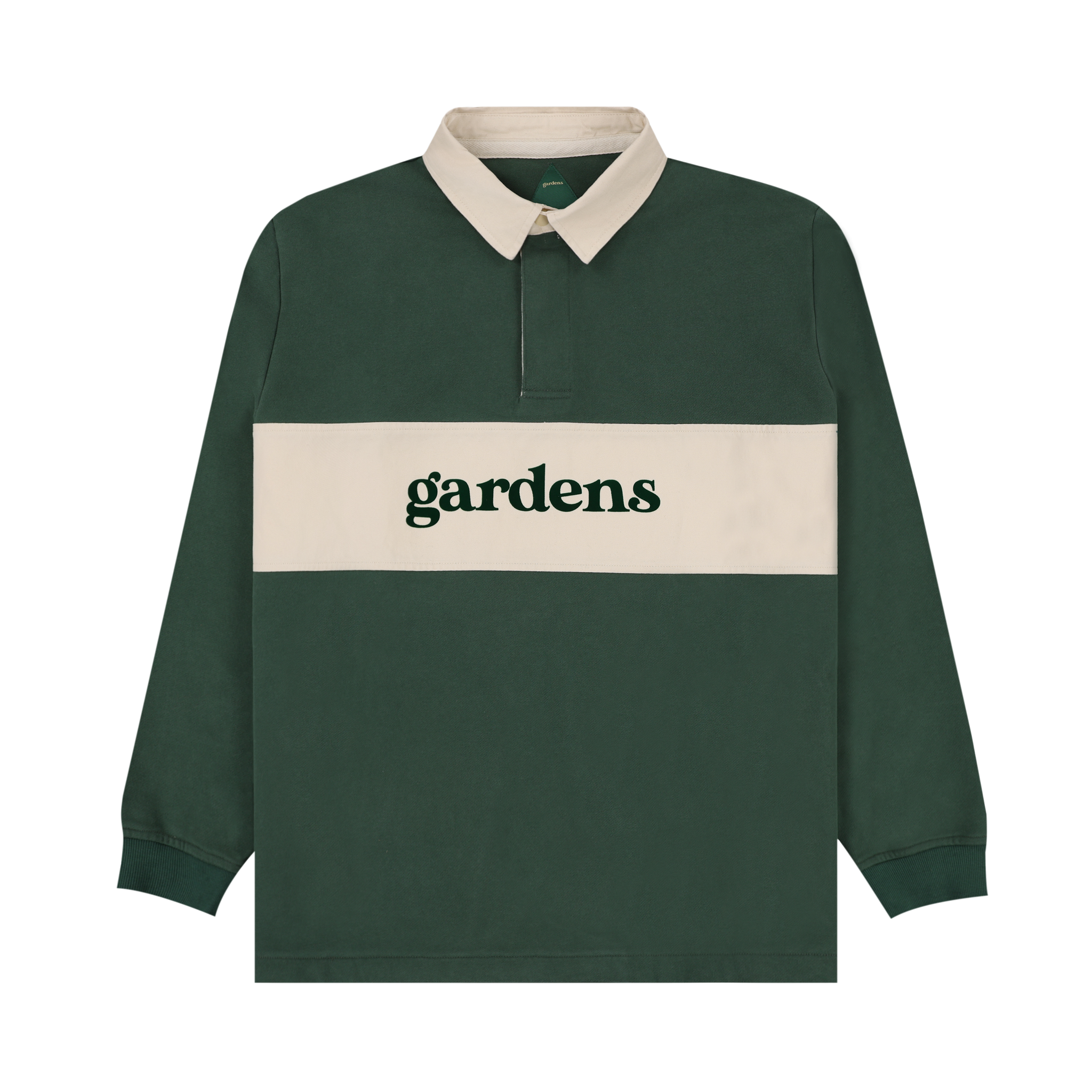 Planters Knit Rugby - Forest Green