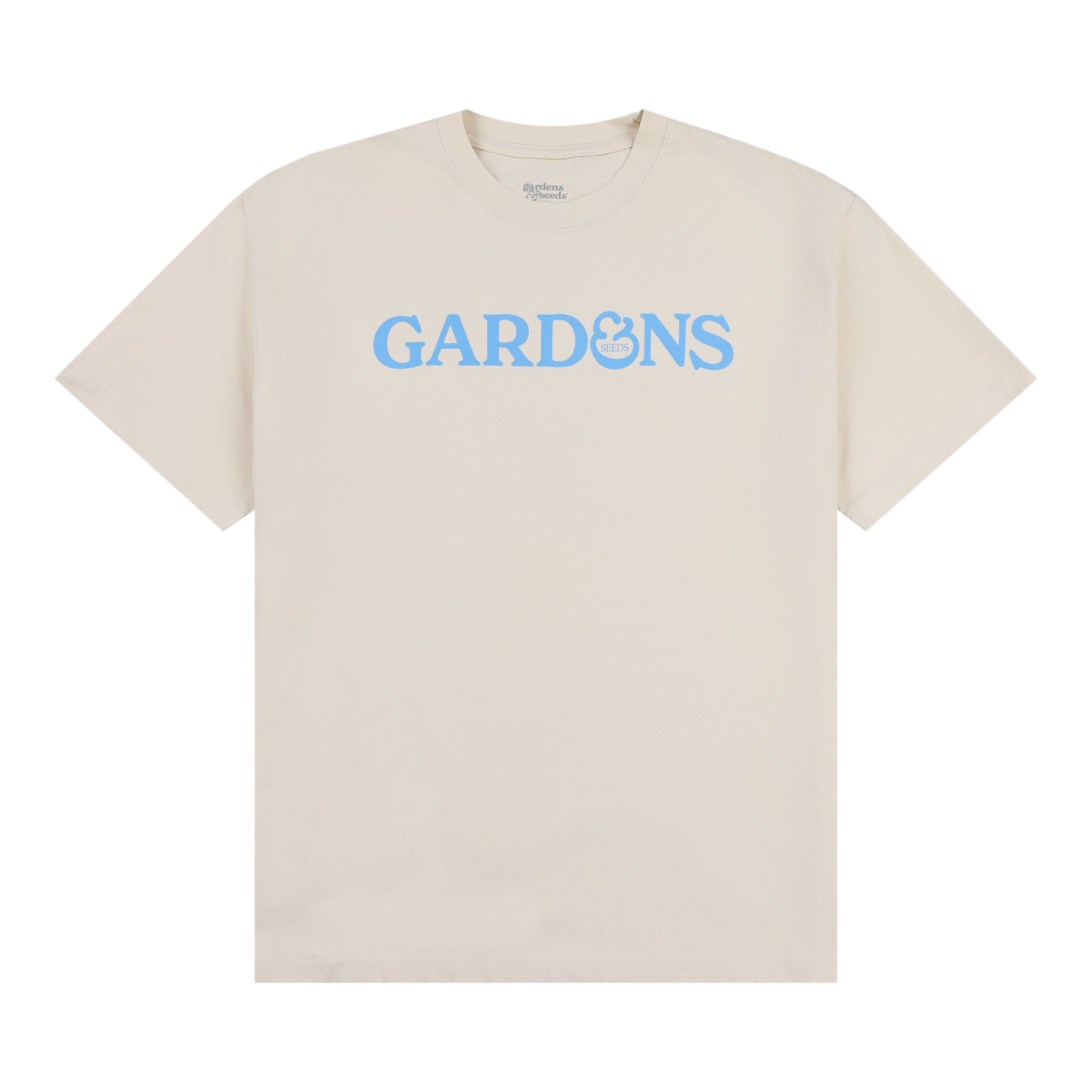 Heaven on Earth Tee - Cream/Blue