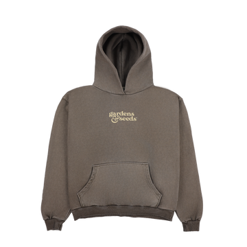 Core Logo Hoodie - Washed Brown