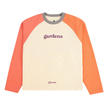 Eden Raglan Longsleeve - Dust Rose/Apricot