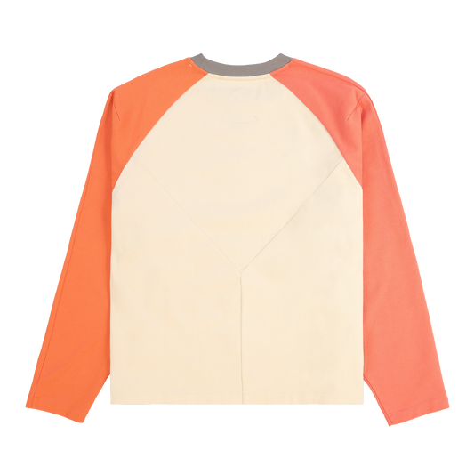 Eden Raglan Longsleeve - Dust Rose/Apricot