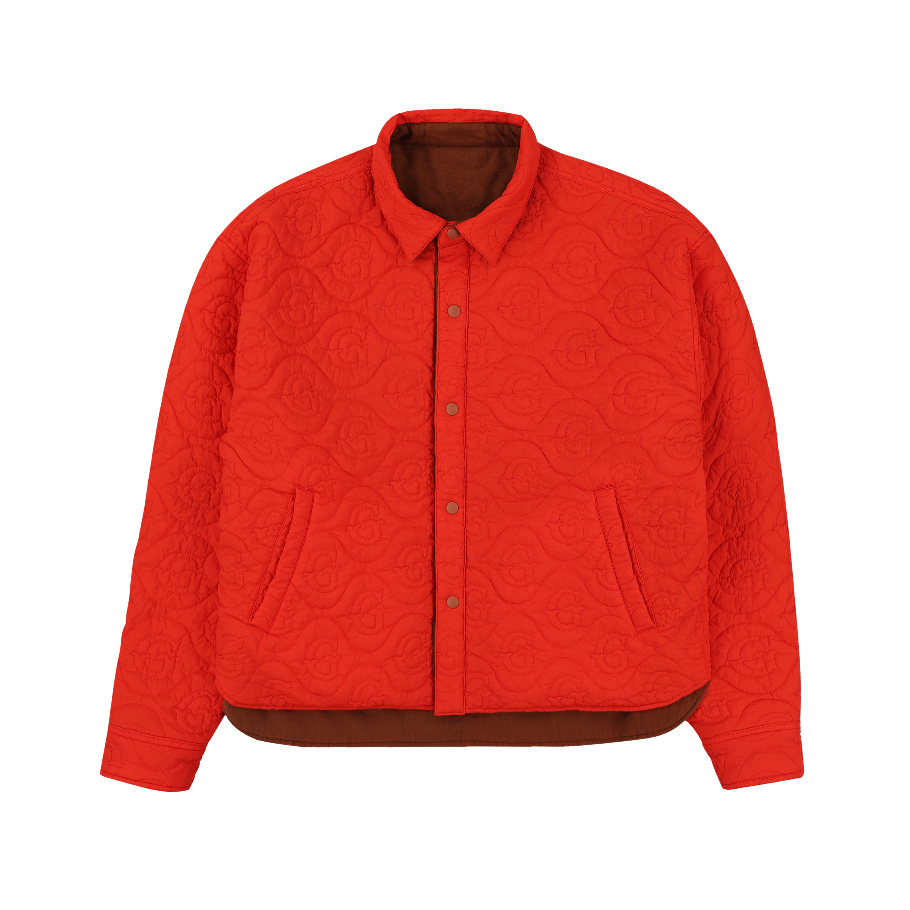 Reversible Shacket - Orange/Chestnut – Gardens & Seeds
