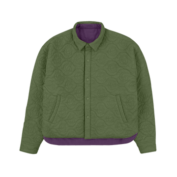 Reversible Shacket - Lavender/Olive