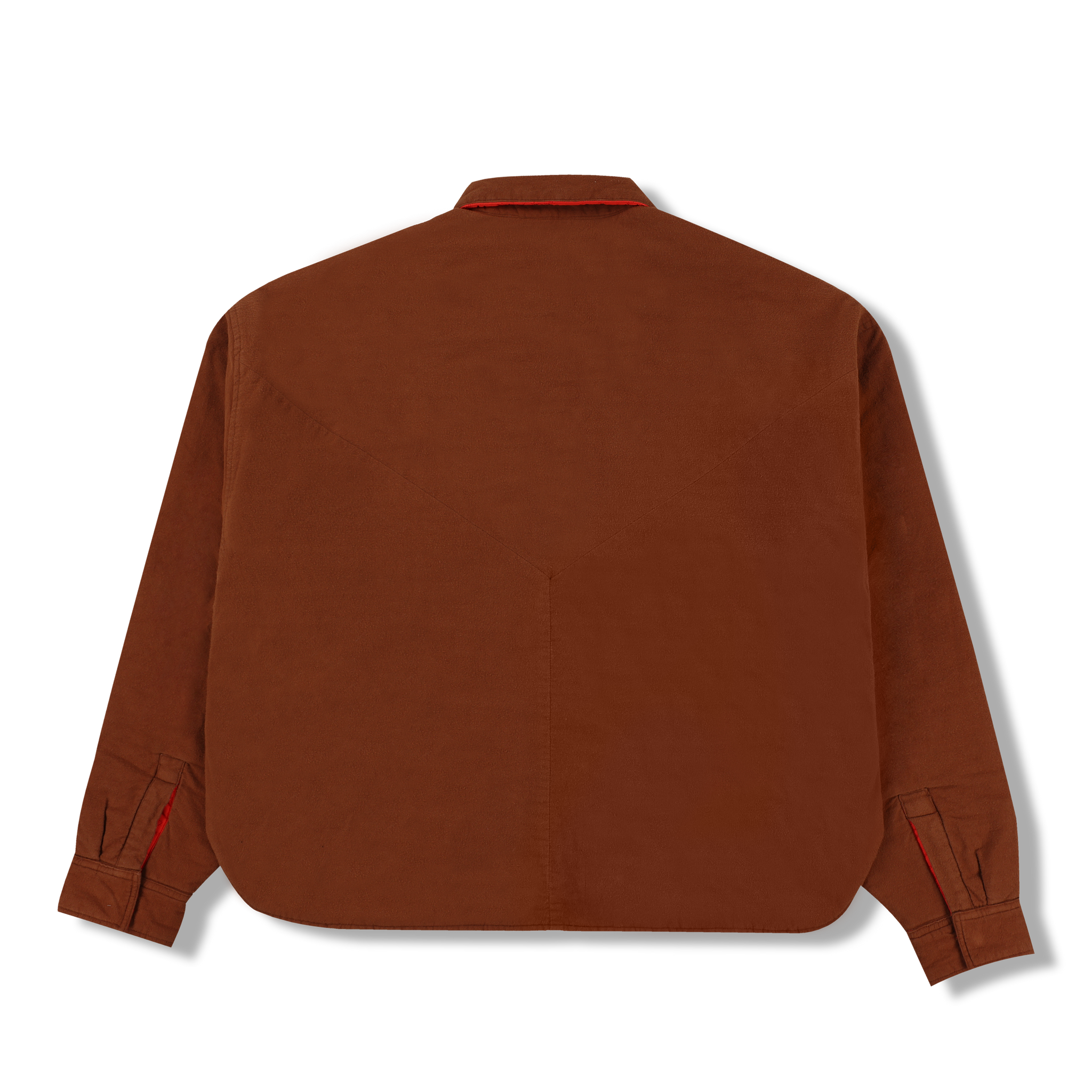 Reversible Shacket - Orange/Chestnut