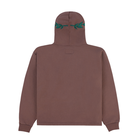 Wreath Pullover Hoodie - Soil