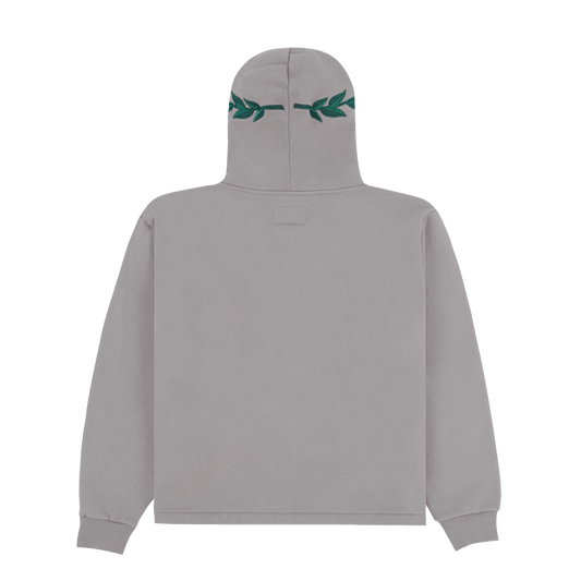 Wreath Pullover Hoodie - Stone