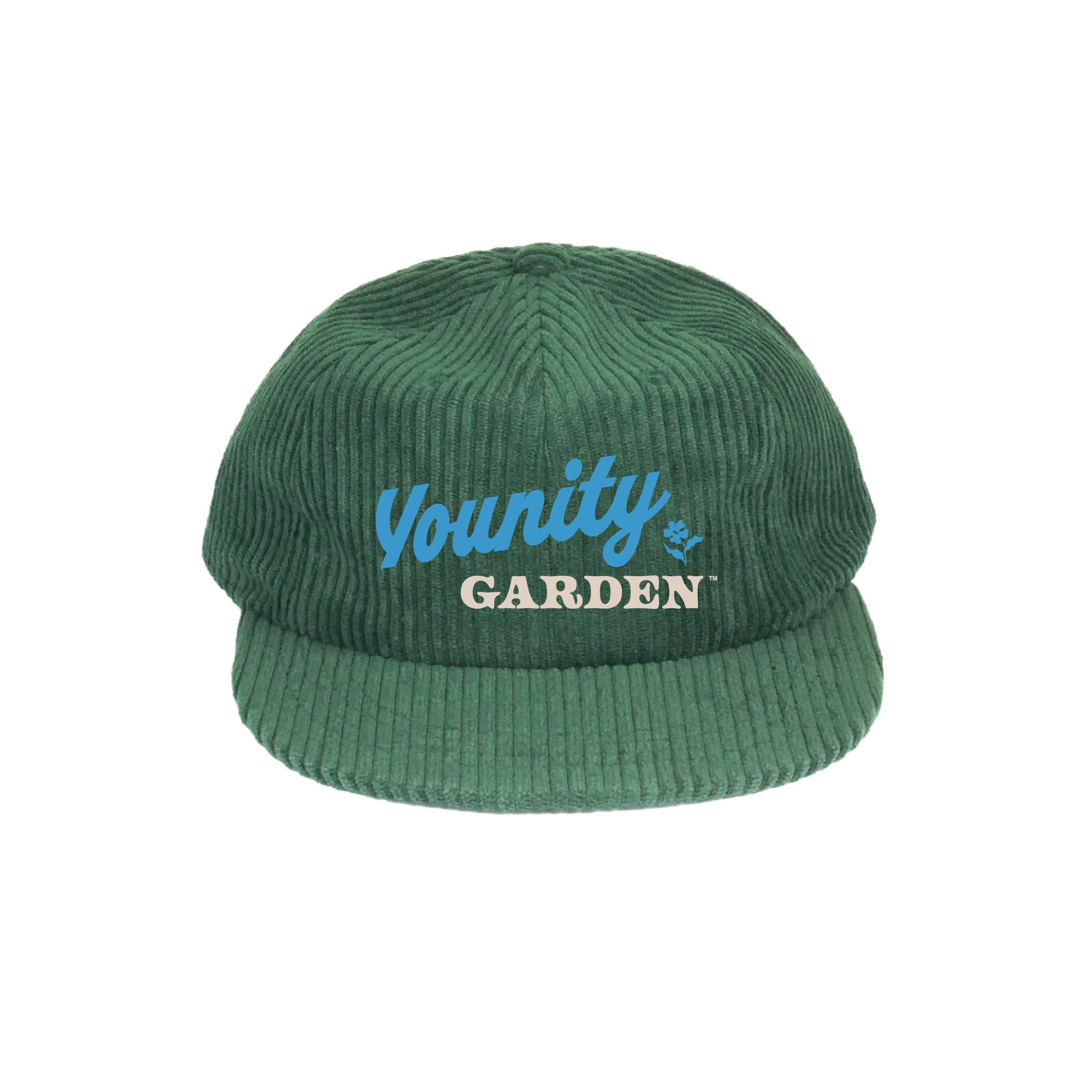 Younity Garden Corduroy Cap - Forest Green