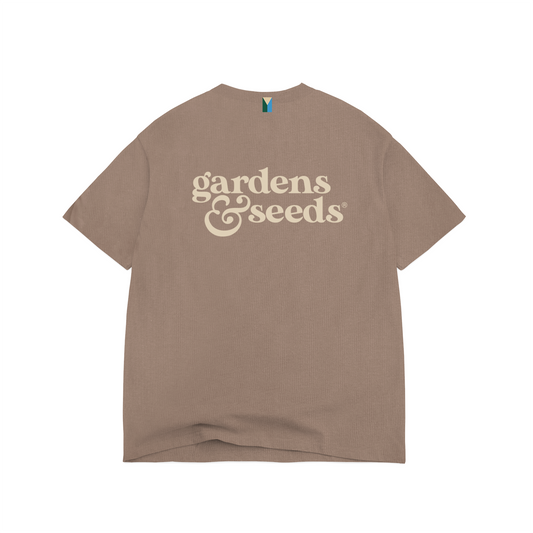 "Gardener" Tee - Washed Brown